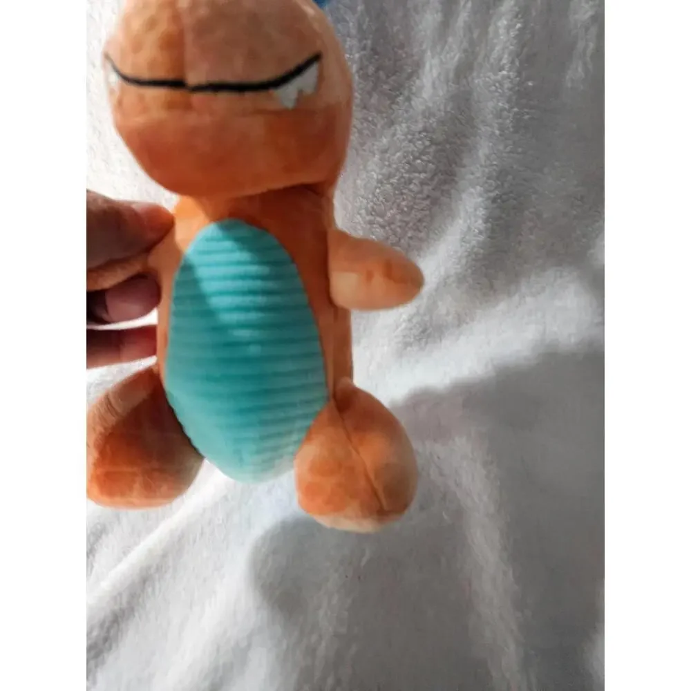 New Walmart Dinosaur Easter Bunny Rabbit Plush Toy Stuffed Animal 7.5" Orange - Picture 3 of 10
